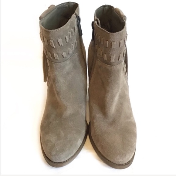 Jessica Simpson “Chassie” Suede Tassel Booties - Picture 2 of 7